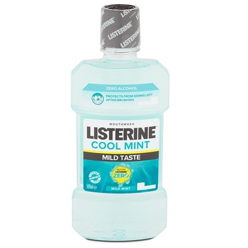 LISTERINE Cool Mint Вода за уста без алкохол, 500мл