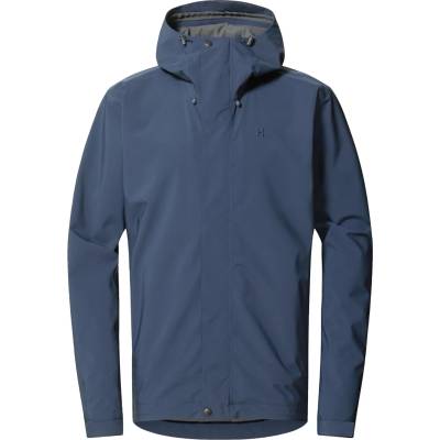 Haglöfs Мъжко водоустойчиво яке Haglöfs Breeze Proof Jacket Waterproof jacket - Tarn Blue (002-3288-0311)