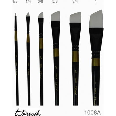 Štětec t_brush 1008A - syntetický, zkosený Velikost štětce: 5/8