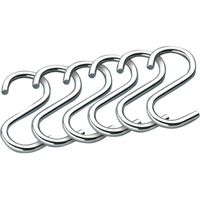S-háčky chrom 5 cm set 6 ks - Küchenprofi Solingen