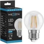 Mexen Vintis LED филаментна крушка E27, G45, 4W, 55 lm, оранжева - L156-E27-04XX-48 (L156-E27-04XX-48)