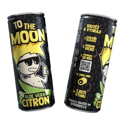 Mr. Moon ovocný nealkoholický nápoj s Aloe Vera a Citrón 0,25 l