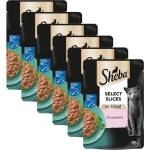 Sheba Select Slices плик с сьомга в сос 6 x 85 г