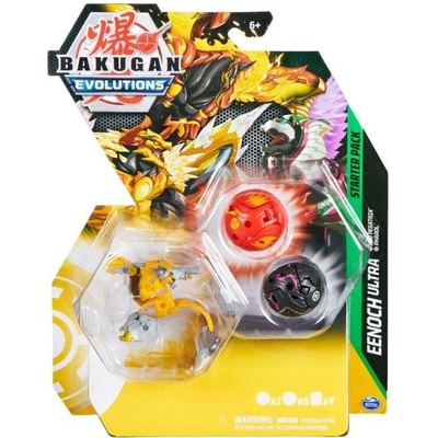 SPIN MASTER Bakugan Evolutions S4 štartovacia sada 3ks s Baku žetónmi a kartami EENOCH ULTRA