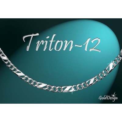 Gold Design Triton 12 řetízek stříbřený GD1005