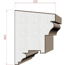 Dekora-Stuck Průběžná římsa 120x160mm 315101