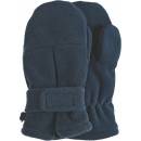 Sterntaler Rukavičky kojenecké PURE fleece bez palce tmavě modré
