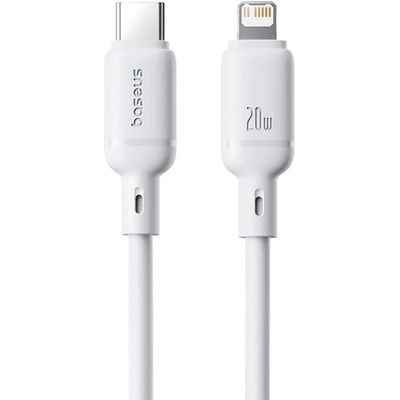 Baseus P10377700213-00 USB-C/Lightning, 20W, 1m, bílý
