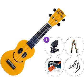 Mahalo U-SMILINO SET Yellow Сопрано укулеле (U-SMILINO-YW-SET)