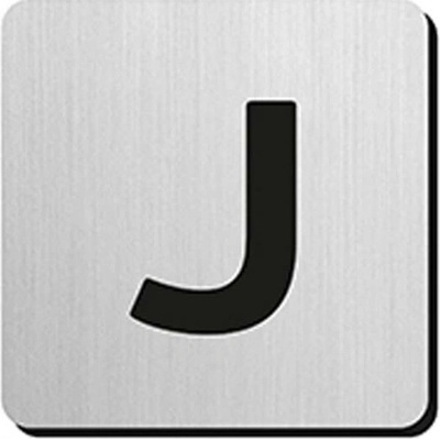 JNF - Piktogram písmeno "J" IN.34.300 - 75 mm - nalepovací | Dveře a dveřní příslušenství Dveřní kování, dveřní příslušenství MP kování Číslice a piktogramy Piktogramy