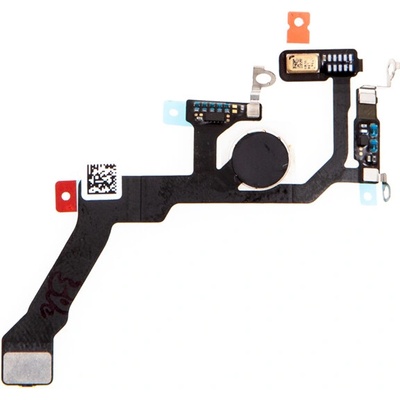 AppleMix Flex kábel s LED bleskom a mikrofónom pre Apple iPhone 14 Pro Max - strieborný - kvalita A+