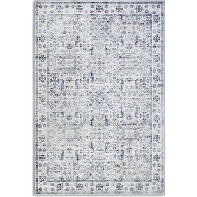 Elle Decoration Saveh Cream Blue Svetlomodrý