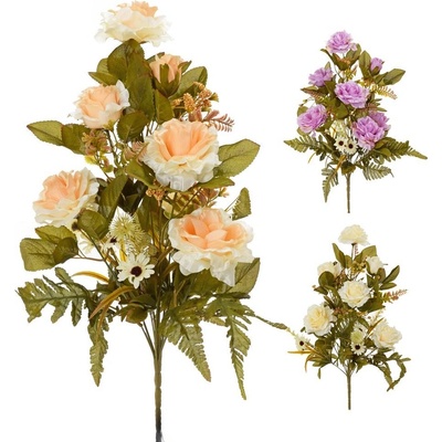 KYTICA RUŽA MARGARÉTA MIX 3F 56CM