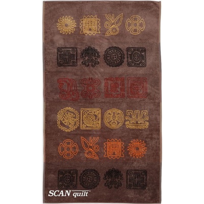 SCAN QUILT Plážová osuška Pestrofarebná 100x180 cm