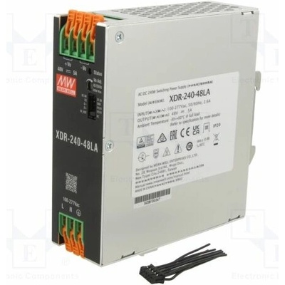 MEAN WELL XDR-240-48LA Napájecí zdroj: spínaný; na lištu DIN; 240W; 48VDC; 0÷5A; OUT: 1