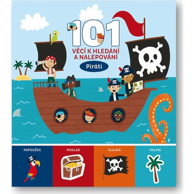 101 věcí k hledání a nalepování - Piráti