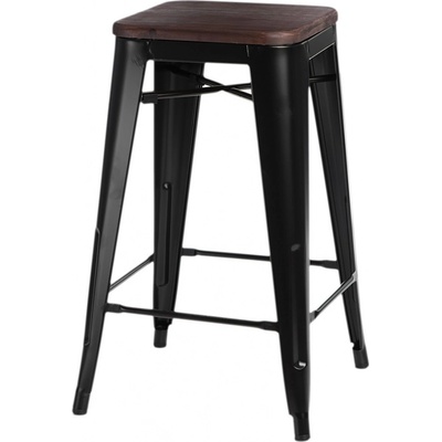 D2.Design Paris wood 75cm ořech černá