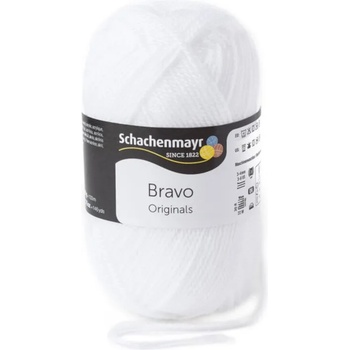 Schachenmayr Bravo Originals 08224 White Плетива прежда (9801211-08224-SCHACHENMAYR)