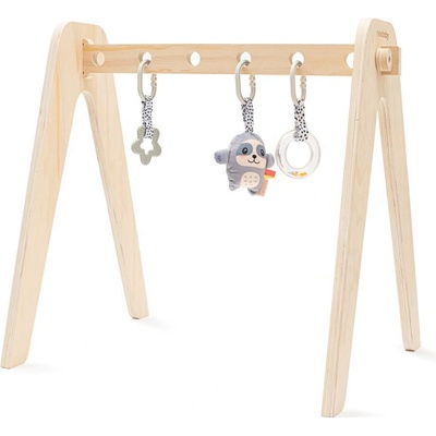 NEW BABY Dětská edukační dřevěná hrazdička s hračkami New Baby – Sleviste.cz