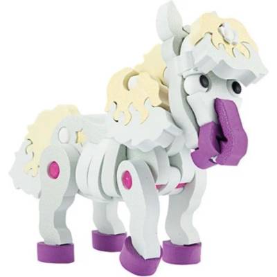 Toi-Toys 3D Пъзел Toi Toys - Кон, пенокартон, 59 части (43541)