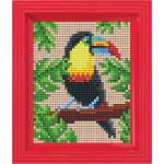 Pixelhobby Мозайка с рамка и пиксели Classic, Pixelhobby - Тукан (31431)