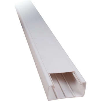 Image 1 of ELMARK Кабелен канал Elmark EM5623016A, самозалепващ, широчина 30 mm, височина 16 mm, дължина 2000 mm, пластмасов, бял (EM5623016A)