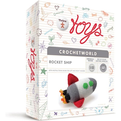 Thinx Toys Ракета - Креативен комплект за плетене Thinx Toys Crochet World (T105)
