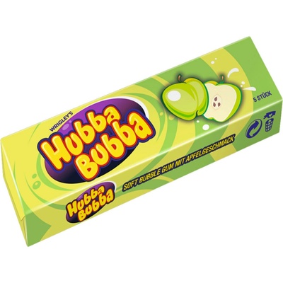 Hubba Bubba Apple sladké žvýkačky s jablečnou příchutí 5 ks
