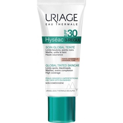 Uriage Hyseac 3-Regul Global Tinted SPF30 Tónovací krém proti nedokonalostem pleti 40 ml