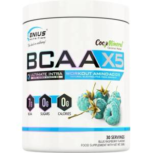Genius Nutrition Bcaa x5 [360 грама] Синя малина