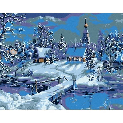 Zuty Диамантено рисуване Замръзналата река (D00-050-040-197221)