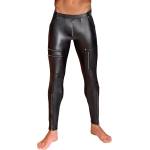 NEK Narrow Matte Look Trousers with Zips 2140314 Black L