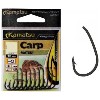 Kamatsu MATSUI CARP BLNO čierny nikel s očkom veľ.6 10 ks