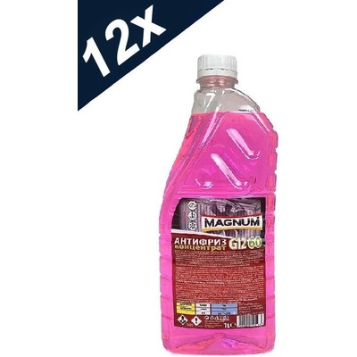 MOTOX 12бр x 1л Кашон magnum антифриз концентрат (-60) червен g12 (magnum g12 12br)