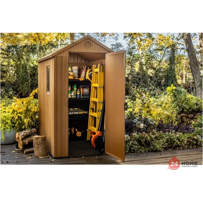 Keter Градинска барака Keter Darwin, имитация на дърво 126x185 см