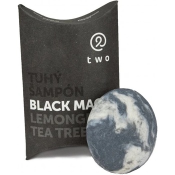 Two Cosmetics tuhý šampon pro posílení a obnovu Black Magic 85 g