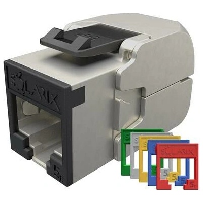 Keystone Solarix 10G Cat 6a STP RJ45 RAL FIT, samorezný SXKJ-10G-STP-RAL-SA
