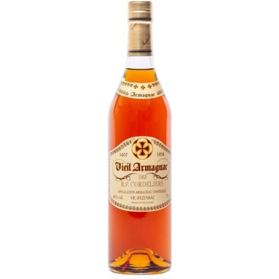 VIEIL des r.p. cordeliers Armagnac 40% 0,7 l (holá láhev)