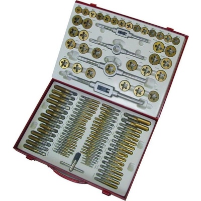 HOLZMANN Комплект плашки и метчици holzmann gbm110tin, 110 бр (9120039904245)