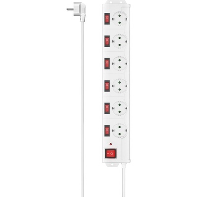 Hama 6 Plug 1,4 m Switch (223159)