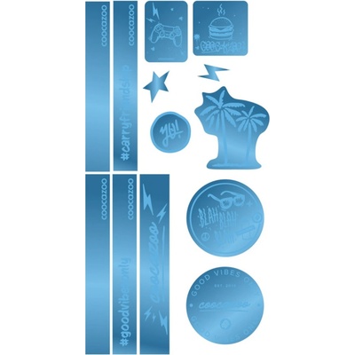 Reflexní samolepky StickyRicky coocazoo Blue