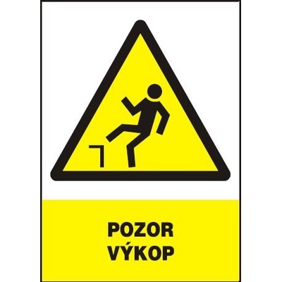 MAGG Pozor výkop - plastová tabulka A4 120192