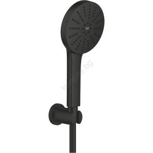 GROHE 1348652430 - Комплект за душ vitalio joy+ 120 мм черен (gh1526)