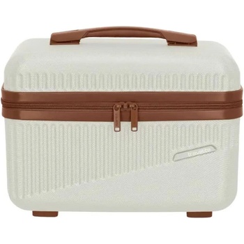 TRAVELITE Несесер Travelite Bali 17L wash bag - White (White / Cognac)