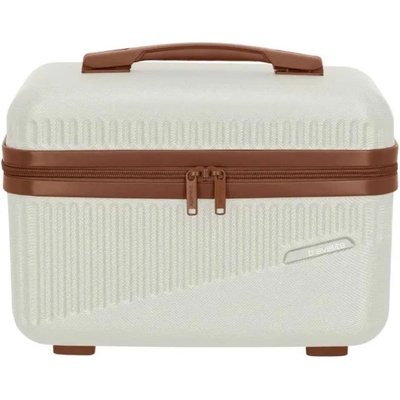 TRAVELITE Несесер Travelite Bali 17L wash bag - White (White / Cognac)