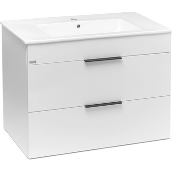 JIKA Cube skříňka s umyvadlem 80 cm, bílá, H4537621763001