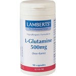 LAMBERTS ЛАМБЕРТС Л-ГЛУТАМИН 500 МГ. Х 90 КАПС. / lamberts l glutamine 500mg 90cap