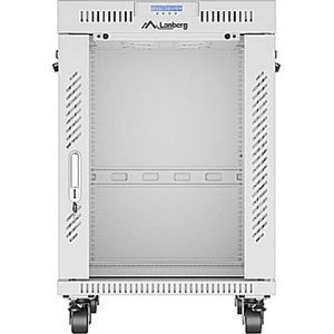 Lanberg rack cabinet 19" free-standing 15U/600x800 (flat pack) with glass door lcd grey v2 (FF01-6815-12SL) - gtcomputers