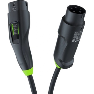 Green Cell EVGC01 Łадна мобилна зарядна станция EV 11 kW 7 м Тип 2 CEE за зареждане на електрически превозни средства EV PHEV 2в1 Wallbox с приложение GC (EVGC01)