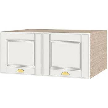 Image 1 of ИРИМ Надстройка за горен кухненски шкаф с две врати Сити МФ-Бяло мат-09-112 80 см